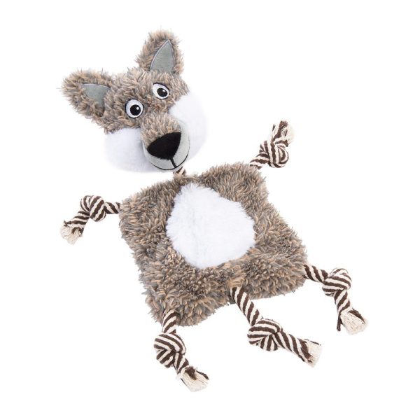 BeOneBreed Walter The Wolf Rope Skeleton Dog Toy