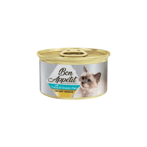 BON APPETIT MOUSSE TUNA AND OCEAN FISH 85G 12's - Image 2